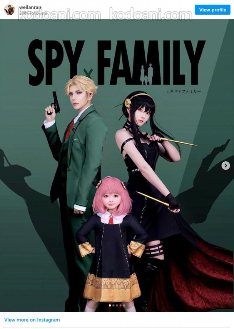 Spy x Family Cosplayer tuyệt đẹp với gian đình Forgers
