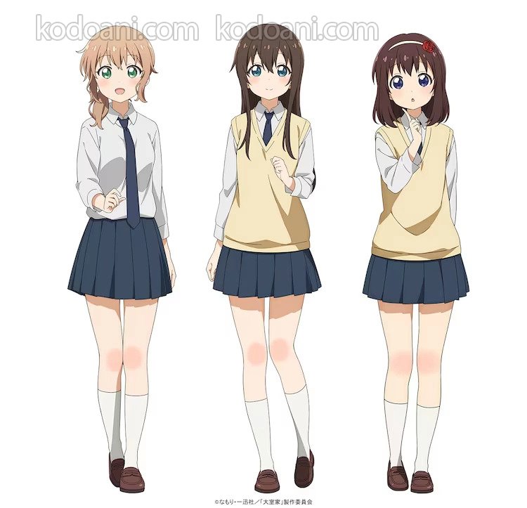 Yuruyuri Oomuro Ke Spin Off Anime Reveals Three More Cast Members Otakuz